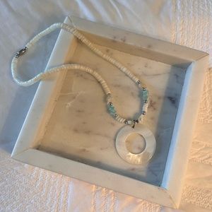 Mother Of Pearl Shell Necklace